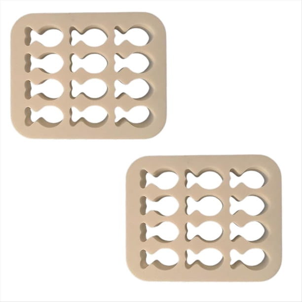2 Piezas Mini Tiny Goldfish Fish Cracker Molde Cortador de Galletas Fabricante con Forma Horneada para Niños Mini DIY Sin Gluten