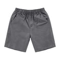 thumbnail image 6 of FUZHIQ Mens Shorts Casual 10 Inch Inseam Elastic Waist Cargo Shorts Breathable Summer Beach Shorts Solid Splice Pocket,XXXXXL, 6 of 7