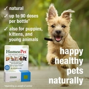 HomeoPet Cough 15 ml Homeopathic Remedy for Dogs Cats and Birds