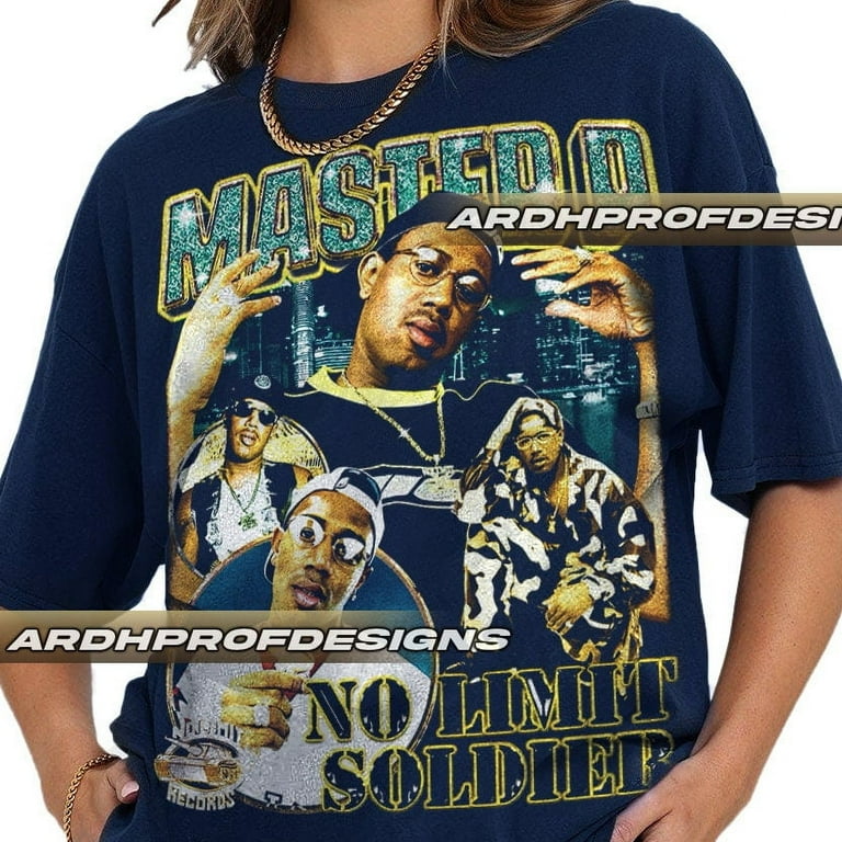 no limit soldier ゲームシャツ no limit records Limited Master P No Limit Soldier T-Shirt, Gift For Women and Man