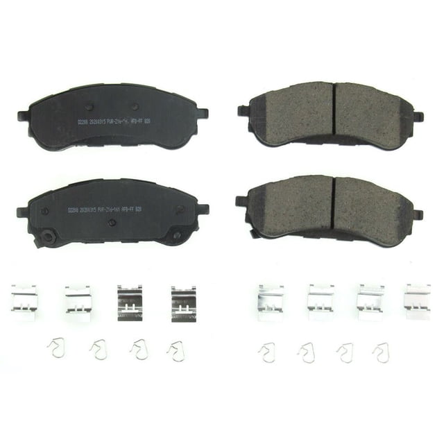 Power Stop Brake Pad 17-2208 Z17 Evolution; FMSI Number D2208; Ceramic Brake Pads; Set Of 4; With Premium Stainless Steel Hardware