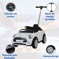 thumbnail image 2 of MINI COOPER CONVERTIBLE Carro Montable Para Niños y Bebés Blanco, 2 of 8
