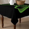 thumbnail image 4 of Green Game Controller Table Cloth Waterproof Tablecloths, Modern Art Gaming Handheld Black Tablecloth Dining Table Cover for Kitchen Party Tabletop Outdoor, Square Tablecloth 60x60 Inch, 4 of 9