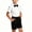 Black, variant on Old Boys Suit Sets, Short Sleeve Collared Shirt with Shorts and Bow Tie Set 3 Piece, Preppy Style Outfits