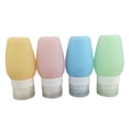 thumbnail image 4 of SHOWERORO Travel Distribution Bottle 4Pcs 10.0X6.6X6.0In For Toiletries Leakproof Silicone, 4 of 7