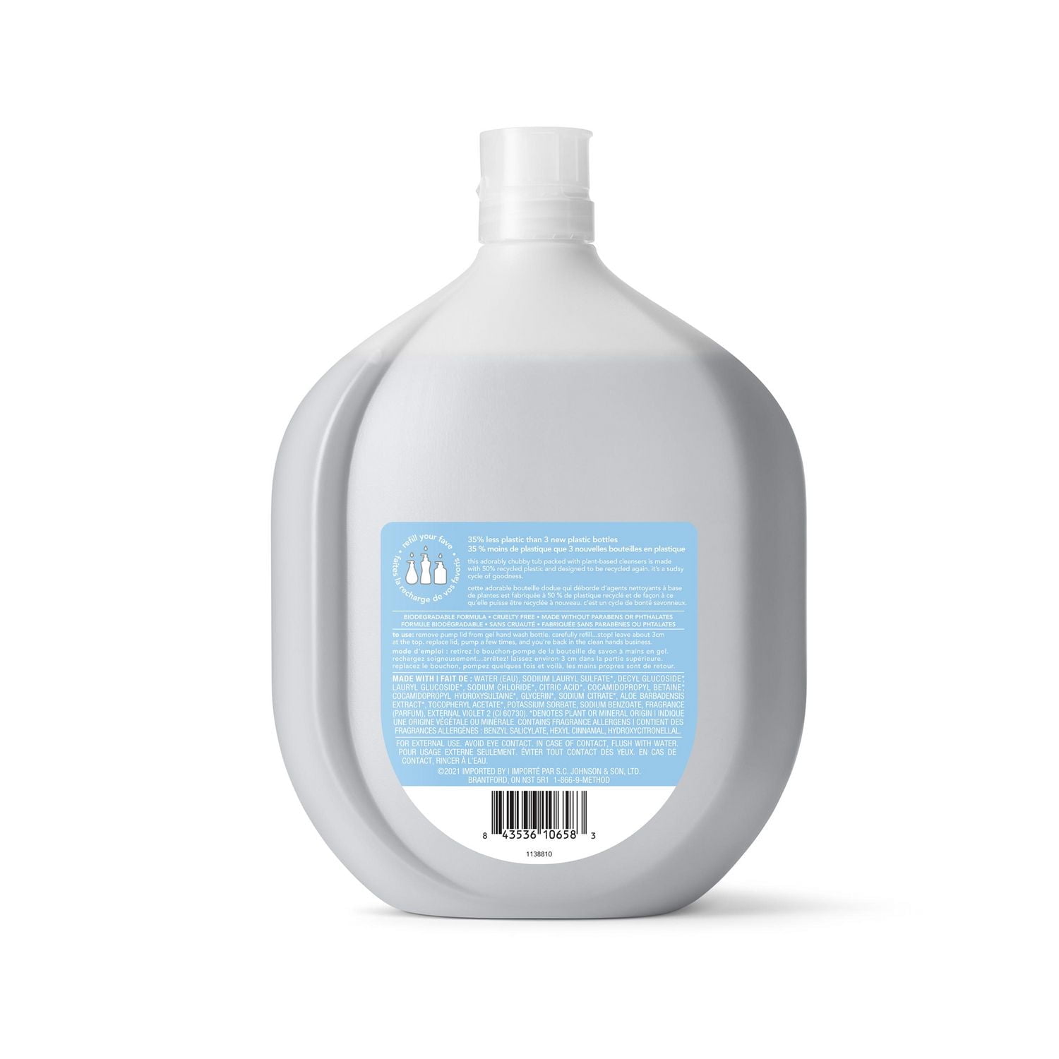 Method Gel Hand Soap, Sweet Water