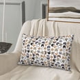 thumbnail image 5 of Pofeuu Cute Cats Print Polyester Microfiber Plush Pillowcases, Super Soft and Cozy Pillow Case Covers with Envelop Closure（Pillow core not included）-14"x20", 5 of 6