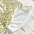 thumbnail image 4 of LYMAYTER Baby Toddler Sparkle Sequin Shorts Double Sided Elastic Waist Party Stage Performance Shorts 0-6Y, 4 of 8
