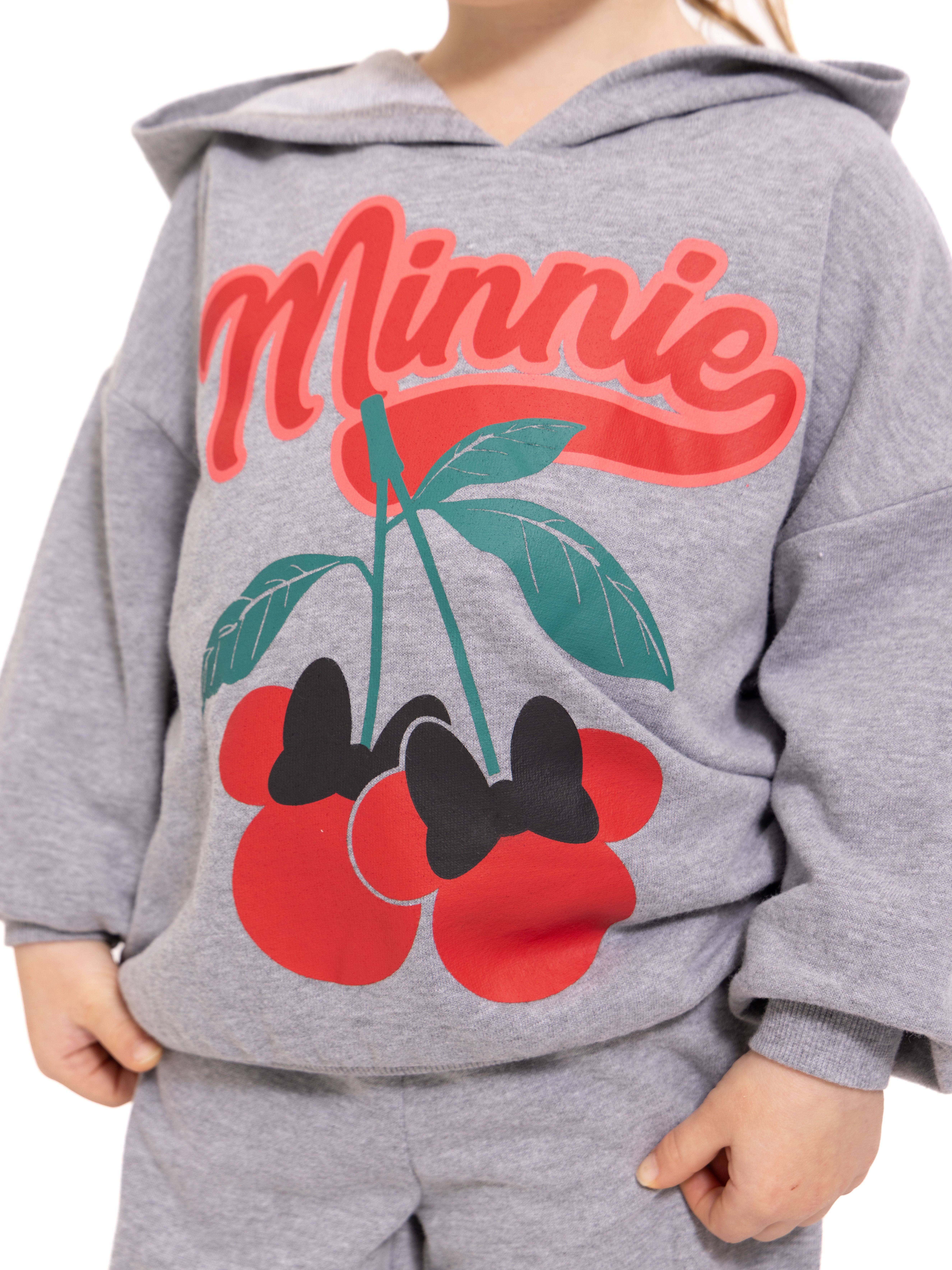 Minnie Mouse Toddler Girls' Graphic Hoodie and Matching Sweatpants Set, 2-Piece, Sizes 12M-5T