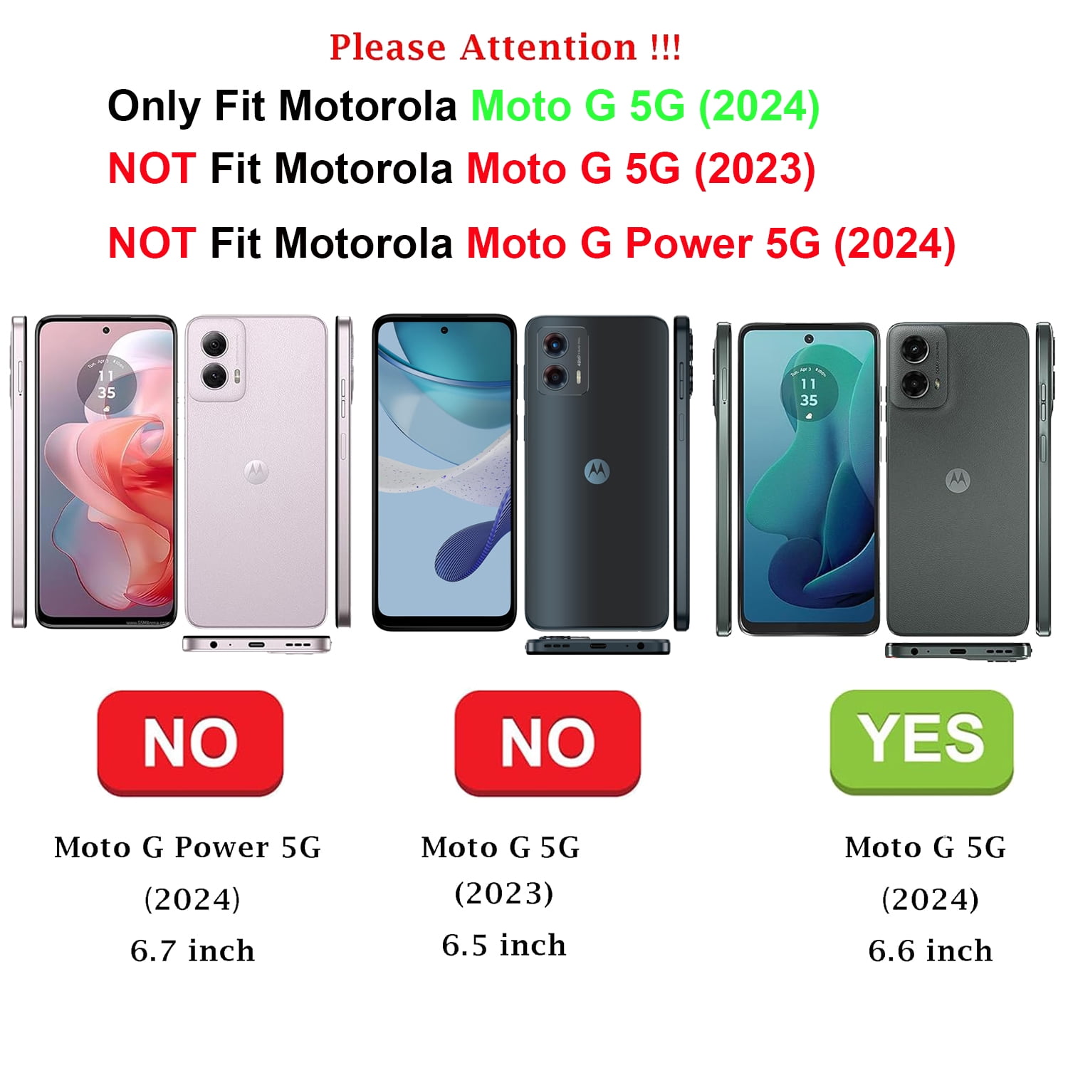 For Motorola Moto G 5G 2024 Phone Case, Moto G 5G 2024 Case, Dual Layer Shockproof Heavy Duty Military Grade Protective Case Hybrid Rugged Cover for Motorola G 5G 2024, Blue
