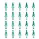 thumbnail image 1 of 20 bridas reutilizables para jardín, soporte para plantas, correas para árboles, fijas, adorables, para colgar (verde), 1 of 6