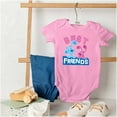 thumbnail image 4 of Blues Clues Magenta Best Friends Romper Boys or Girls Infant Baby Brisco Brands NB, 4 of 6