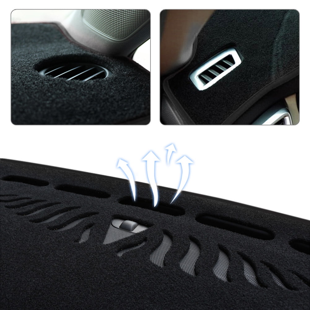 NS Dashboard Dash Cover Mat Carpet Sunproof Sun Shade Mat for Ram 1500 2500 2011-2016