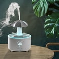 thumbnail image 4 of 7 Color LED Aromatherapy Diffuser Rotating Umbrella with Water Droplets Timer Settings Auto Shut Off, 4 of 8
