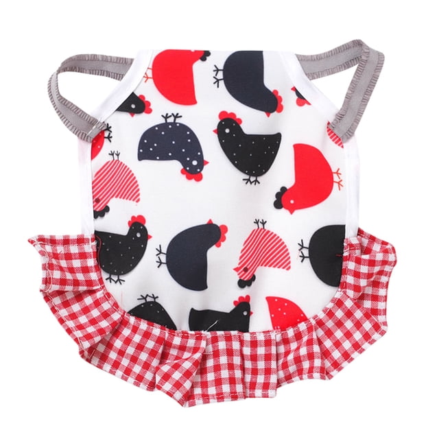 TopLLC Chicken Saddle For Hens Chicken Apron With Elastic Strap Chicken Jacket Strap Poultry Protector Hen Feather Fixer Stylish Show Costume Adjust Tightness