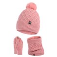 thumbnail image 2 of CSChome Hat Scarf Gloves Set Winter Hat Scarf Set - 3 Pcs Unisex Thick Warm Elastic Non-Slip Windproof, 2 of 6