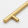 thumbnail image 2 of GlideRite 3-3/4 in. Center Modern Cabinet Bar Pull, Satin Gold, Pack of 10, 2 of 3
