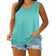 thumbnail image 2 of Craaazy Women's Oversized Sleeveless Tunic Tops, Lightweight Casual Shirt, Plus Size V Neck Loose Fit Blouse for Everyday Outfits Gifts, 2 of 7