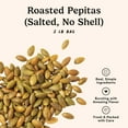 thumbnail image 4 of – Roasted Pepitas – 2 Lb Bag, Salted No Shell Pumpkin Seeds, Healthy Snack for Adults & Kids, Rich in Protein, Fiber, Calcium & Potassium – Keto Friendly, Vegan, Gluten-Free & Kosher Pareve, 4 of 5