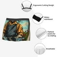thumbnail image 4 of Fotbe Skeleton Chef BBQ Scene Men’s Total Support Pouch Boxer Briefs, X-Temp Cooling, Moisture-Wicking Underwear, Regular, Long-leg and Trunk-Small, 4 of 6