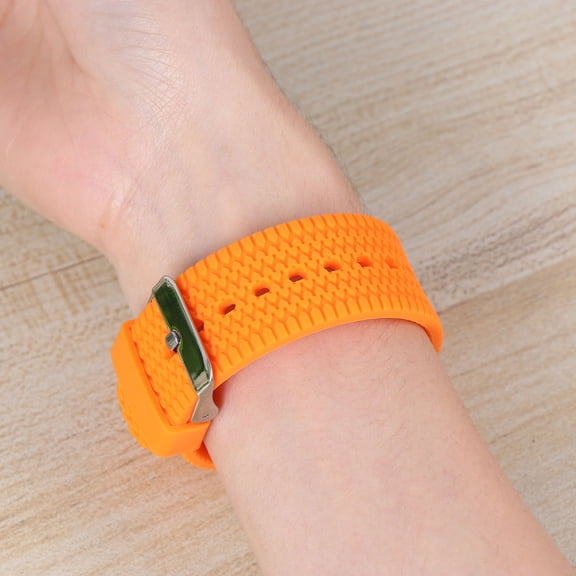 HONMEET Ergonomic Orange Watch Band Soft Durable for Exercise and Daily Use