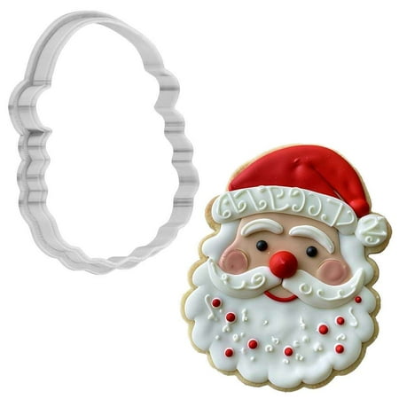 

Christmas Red Nosed Santa Cookie Cutter 4 Inch Made in USA by WONDERTORY
