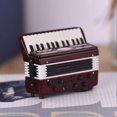 thumbnail image 3 of Mini Accord Desktop Music Instrument Rat Ornts Music With Stora Case, 3 of 5