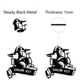 1pc Iron Wall Signs Metal Art Wall Decoration for Living Room Home ...