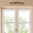 thumbnail image 6 of norband Metal Flower Wall Decor Vintage Spring Metal Flower Wrought Iron Scroll Sculpture 15.7''x3.7'' Farmhouse Leaf Wall Decor with Nails for Summer Bedroom Kitchen Indoor Outdoor(Gold), 6 of 12