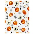thumbnail image 2 of Halloween Fleece Throw Blanket,Ghost Pumpkin Lantens Print Soft Throws for Bed Couch Sofa,Decorative Halloween Flannel Soft Throw Blanket for Women,Men,Kids,2.46*3.28Ft, 2 of 7