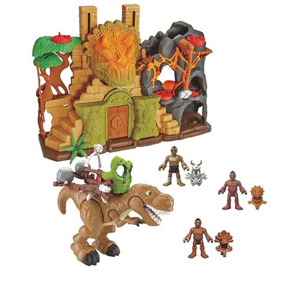 Details about   Fisher Price Imaginext Dino Fortress T-Rex Moving Dinosaur with sounds 