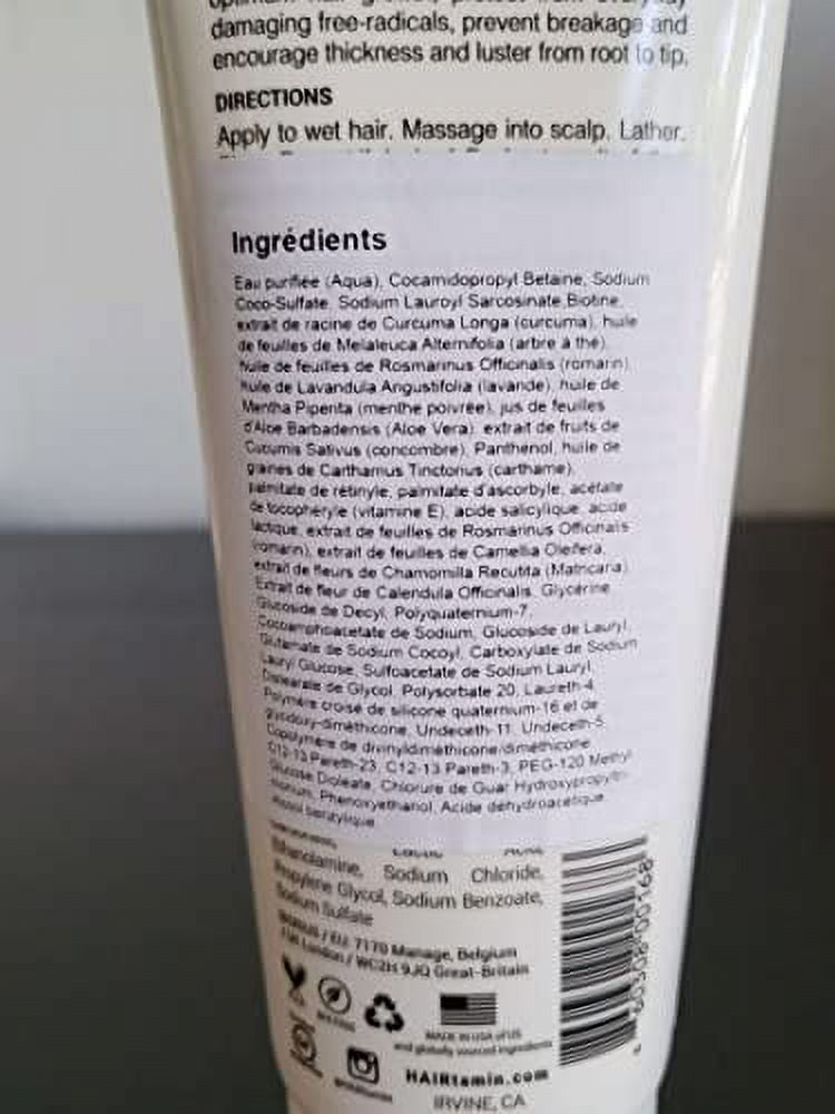 HAIRtamin® Biotin & Botanicals Shampoo & Conditioner Set | Nourishing Duo for Stronger, Thicker-Looking Hair | 7 fl oz
