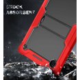 thumbnail image 2 of Galaxy Tab A8 10.5" Case (Model SM-X200 / SM-X205) - TECH CIRCLE [3-in-1] Protective Case Kickstand Shockproof Rugged Case Cover for Samsung Galaxy Tab A8 10.5-inch 2021 Release Tablet, Red, 2 of 8