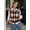 Brown, variant on Women's Brown Argyle Knit Vest V-Neck Sleeveless Pullover Sweater for Fall Winter Layering with Shirt Daily Wear
