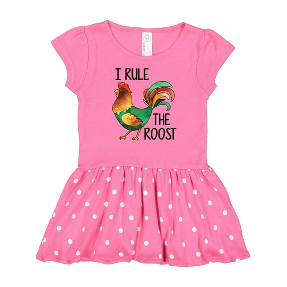 Inktastic Farmer I Rule the Roost Rooster Gift Baby Girl Dress