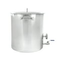 thumbnail image 2 of CONCORD Stainless Steel Home Brew Kettle Stock Pot (Weldless Fittings) (80 QT/ 20 Gal), 2 of 5