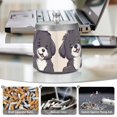 thumbnail image 5 of Smile Puppys Dogs Ashtray with Lid Cigarette Ashtray Stainless Steel Ash Tray Ash Holder for Home Outdoor, 5 of 7