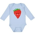 thumbnail image 3 of Inktastic Strawberry Kawaii Boys or Girls Long Sleeve Baby Bodysuit, 3 of 5