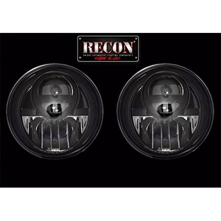 RECON 264274BK Jeep JK Wrangler For 07-17 LED PROJECTOR