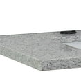 thumbnail image 4 of Bellaterra Home 430002-37L-GYR 37 in. Granite Countertop & Single Rectangle Left Sink, Gray, 4 of 5