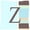 Blue, variant on Carolines Treasures CJ1005-ZPW1414 Letter Z Initial Monogram - Pink Stripes Decorative   Canvas Fabric Pillow 14Hx14W
