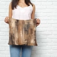 thumbnail image 2 of Brown Abstract Pillow Covers 20x20 Inch Decorative Throw Pillow Cover, Vintage Geometric Gradient Oil Painting Modern Sofa Pillowcases Accent Cushion Case Home Decor Bedroom Living Room, 2 of 6