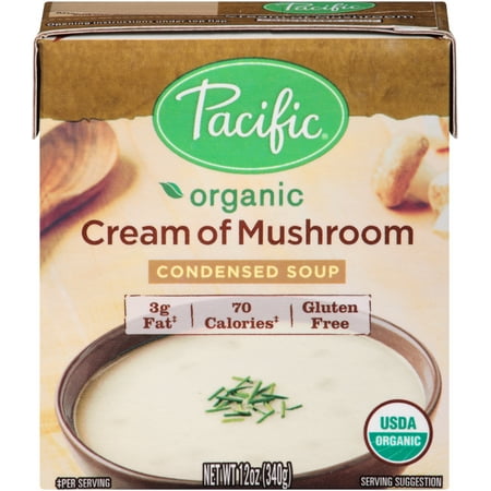 (2 Pack) Pacific Foods Organic Cream of Mushroom Condensed Soup,