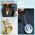thumbnail image 5 of 4Pcs Alloy & Iron Keychian Chain Platinum 115mm, 5 of 5