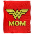 thumbnail image 2 of Wonder Woman Wonder Mom Silky Touch Super Soft Throw Blanket 50' x 60', 2 of 6