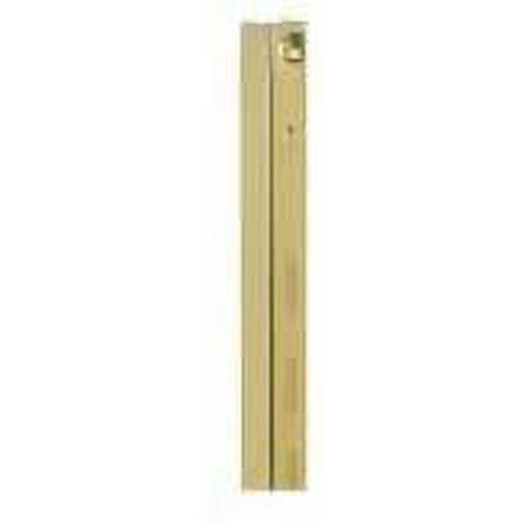 Knape & Vogt Shelf Standard 80 - Adjustable Brass Finish - 48 In Gold