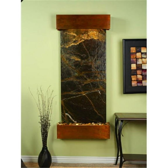 Adagio IFS1005 Inspiration Falls - Green Rainforest Marble Wall Fountain