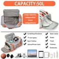 thumbnail image 4 of BE SMART 50L Extra Large Gym Backpack for Men, Big Gym Bag with Shoes Compartment, Waterproof Heavy Duty Duffel Bags, Men's Workout Backpacks for Outdoor Sport,Hiking,Camping (XL), 4 of 11