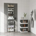 thumbnail image 2 of Home-Complete 9-Tier Over Door Organizer with Adjustable Shelves, Platinum, 2 of 6