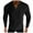 Black, variant on Vedolay Men's Fashion Polo Shirts Slim Fit Solid Color Shirts Plaid Lapel Pocket T Shirt Dark Gray,3XL